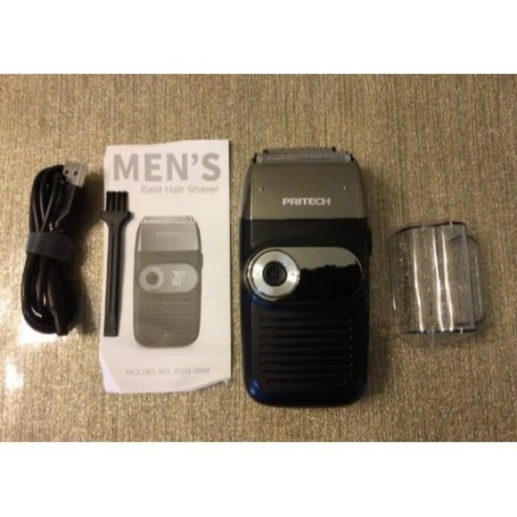 New Electric Bald Shavers with 2 in 1 Double Blade Shaver Foil Blade - Picture 1 of 1